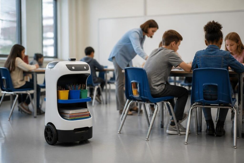 The classroom of the future starts with small robot jobs